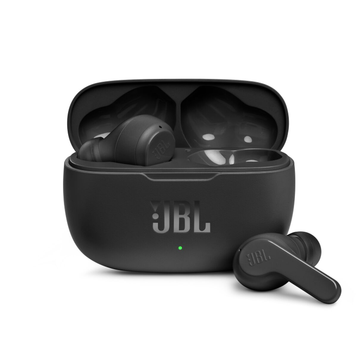 Headphones JBL JBLW200TWSBLK Black Techtechtime Headphones jbl jblw200twsblk black techtechtime
